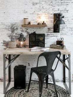 Ausziehbare Wandlampe Scherenlampe Industrial Dexter Metall Antik Finish-Chic Antique Clearance