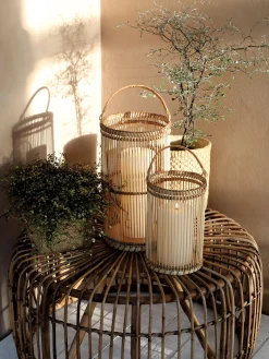 Beistelltisch Couchtisch Noblesse Rattan rund 70 cm Ø-Chic Antique New