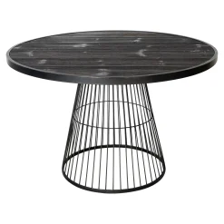 Beistelltisch Couchtisch Gabor Industrial Metall/Holz ⌀ 80-PTMD Online