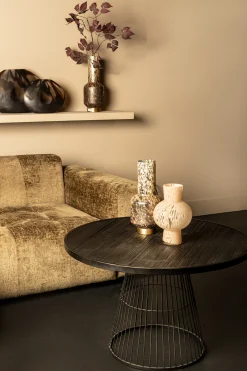 Beistelltisch Couchtisch Gabor Industrial Metall/Holz ⌀ 80-PTMD Online