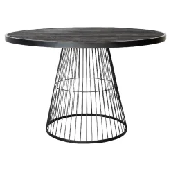 Beistelltisch Couchtisch Gabor Industrial Metall/Holz ⌀ 80-PTMD Online