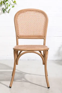 Bistrostuhl Outdoorstuhl Cabana PE-Rattangeflecht/Alu-Vintagehaus Discount