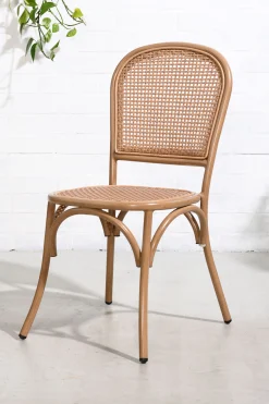 Bistrostuhl Outdoorstuhl Cabana PE-Rattangeflecht/Alu-Vintagehaus Discount