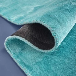 Boho Teppich Velvet Touch 160 x 230 cm Türkis-Vintagehaus New