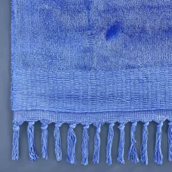 Boho Teppich Velvet Touch 160 x 230 cm Dunkelblau-Vintagehaus Sale