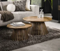 Couchtisch Retro Tweak Konisch Mangoholz Groß-Vintagehaus Clearance