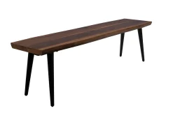 Esstischbank Alagon Baumkante Walnußfurnier 160-DutchBone Best