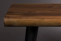 Esstischbank Alagon Baumkante Walnußfurnier 160-DutchBone Best