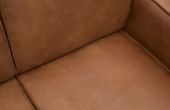 Ecksofa Recycle Leder Statement Cognac Links 274 x 210-BePureHome Clearance