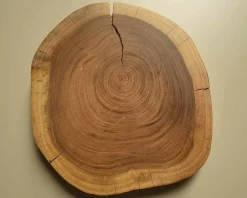 2er Set Barhocker Wood Akazie Baumkante/Baumscheibe-Vintagehaus Outlet