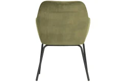 2er Set Esszimmerstuhl Schalenstuhl Velvet Mood Grün-Vintagehaus