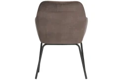 2er Set Esszimmerstuhl Schalenstuhl Velvet Mood Anthrazit-Vintagehaus New