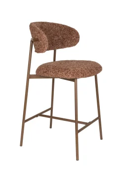 2er Set Retro Barhocker Claes Walnussholzoptik Terra-Vintagehaus Discount