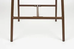 2er Set Retro Barhocker Claes Walnussholzoptik Terra-Vintagehaus Discount