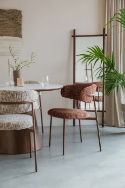 2er Set Retro Esszimmerstühle Claes Walnussholzoptik Off-White-Vintagehaus Hot