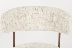 2er Set Retro Esszimmerstühle Claes Walnussholzoptik Off-White-Vintagehaus Hot