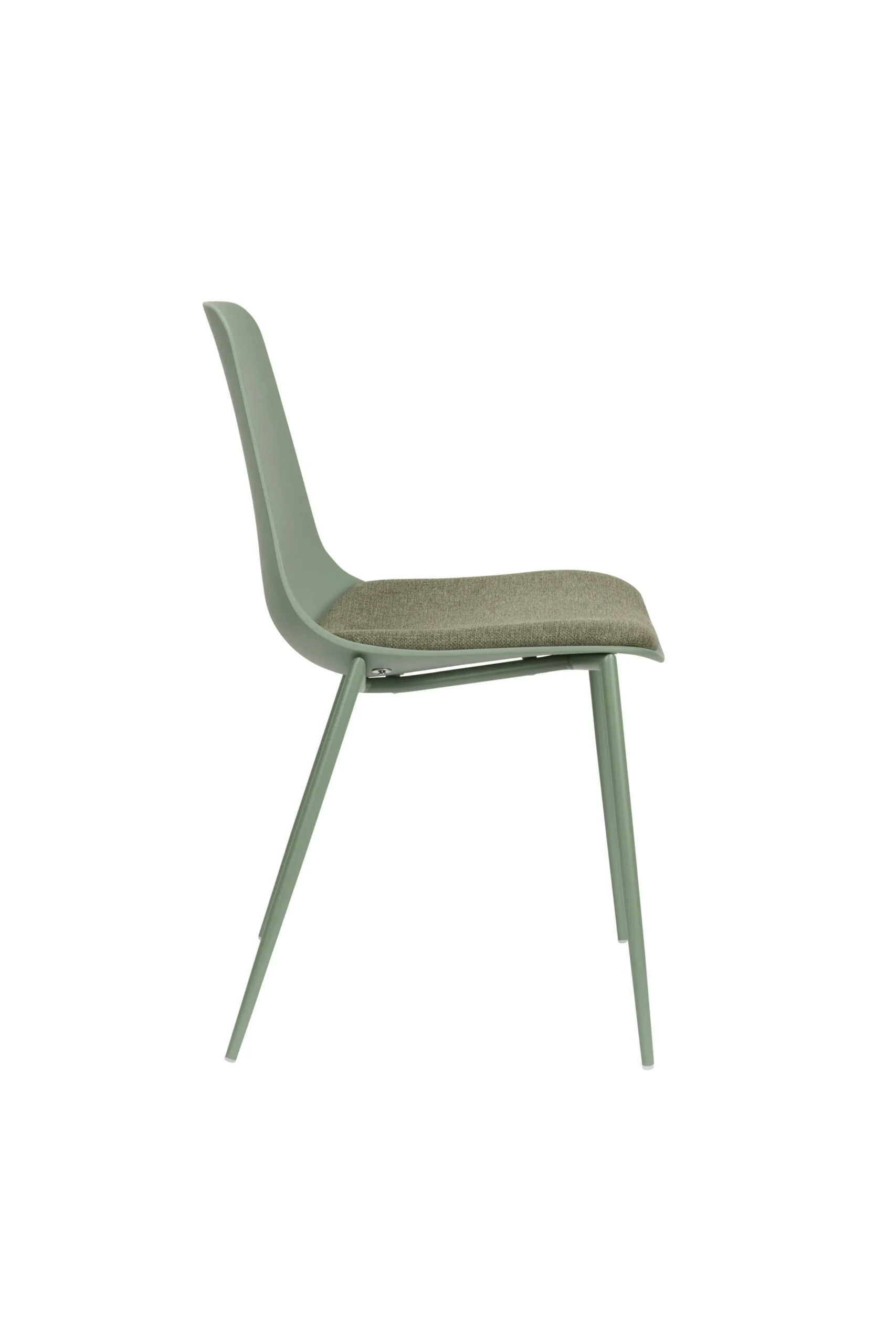 4er Set Retro Esszimmerstuhl Schalenstuhl Jeffrey in Grün-Vintagehaus New