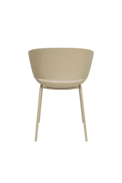 4er Set Retro Esszimmerstuhl Schalenstuhl Jessica in Beige-Vintagehaus Hot