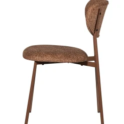 2er Set Retro Esszimmerstuhl Polsterstuhl Valor Braun-WOOOD Sale