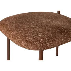 2er Set Retro Esszimmerstuhl Polsterstuhl Valor Braun-WOOOD Sale