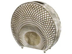 2er Set Vintage Vase Old Hollywood Metall Antik-Gold-Chic Antique Hot