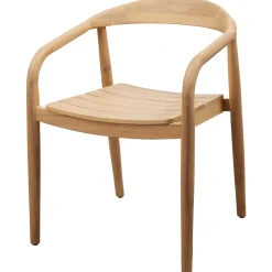 Essgruppe Gartentisch Outdoortisch Kris Akazienholz 215 cm + 4 Stühle Boru-WOOOD New