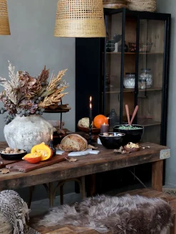 Esstisch Outdoortisch 190/80 cm Markttisch Vintage Klapptisch Braun-Raw Materials Clearance