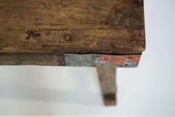 Esstisch Outdoortisch 175/60 Markttisch Vintage Klapptisch Braun-Raw Materials New