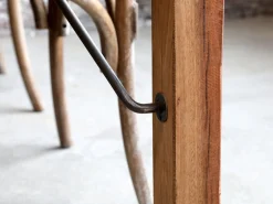 Esstisch Outdoortisch 175/60 Markttisch Vintage Klapptisch Braun-Raw Materials New