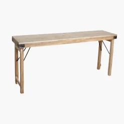 Esstisch Outdoortisch Konsoltisch Vintage Klapptisch Limewash 170/40-Raw Materials