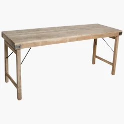 Esstisch Outdoortisch Markttisch Vintage Klapptisch Limewash 170/60-Raw Materials Outlet
