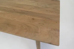 Esstisch Retro Massivholz Trapez Akazie Natur 180/90-Vintagehaus Outlet