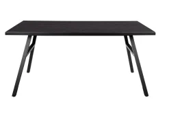 Esstisch Seth Eichenfurnier Fischgrätmuster Schwarz 180/90-Zuiver Clearance