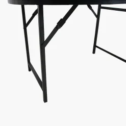 Esstisch Vintage Cafehaus Industrial Klapptisch Rund 120-Raw Materials Clearance