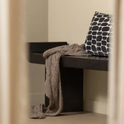 Esstischbank Sitzbank Japandi Lox 180 cm Mangholz schwarz-WOOOD Clearance