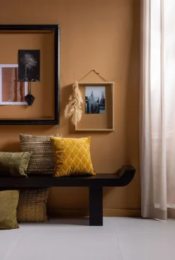 Esstischbank Sitzbank Japandi Lox 180 cm Mangholz schwarz-WOOOD Clearance