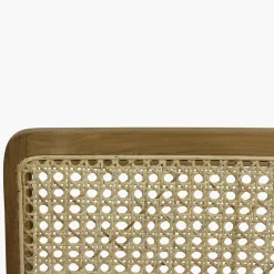 Esszimmerstuhl Armlehnstuhl Nova Teak Rattan Wiener Geflecht-Raw Materials Clearance