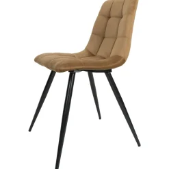 Esszimmerstuhl Squares Velvet Ocker-Vintagehaus