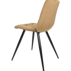 Esszimmerstuhl Squares Velvet Ocker-Vintagehaus