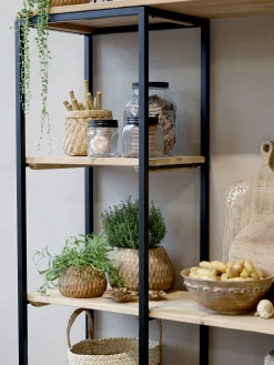 Französisches Standregal Vence Landhaus Metall 180/180-Chic Antique Online