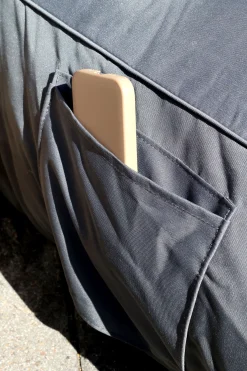 Garten Lounger Tagesbetten Outdoor Einzelliege Anthrazit-Chic Antique New