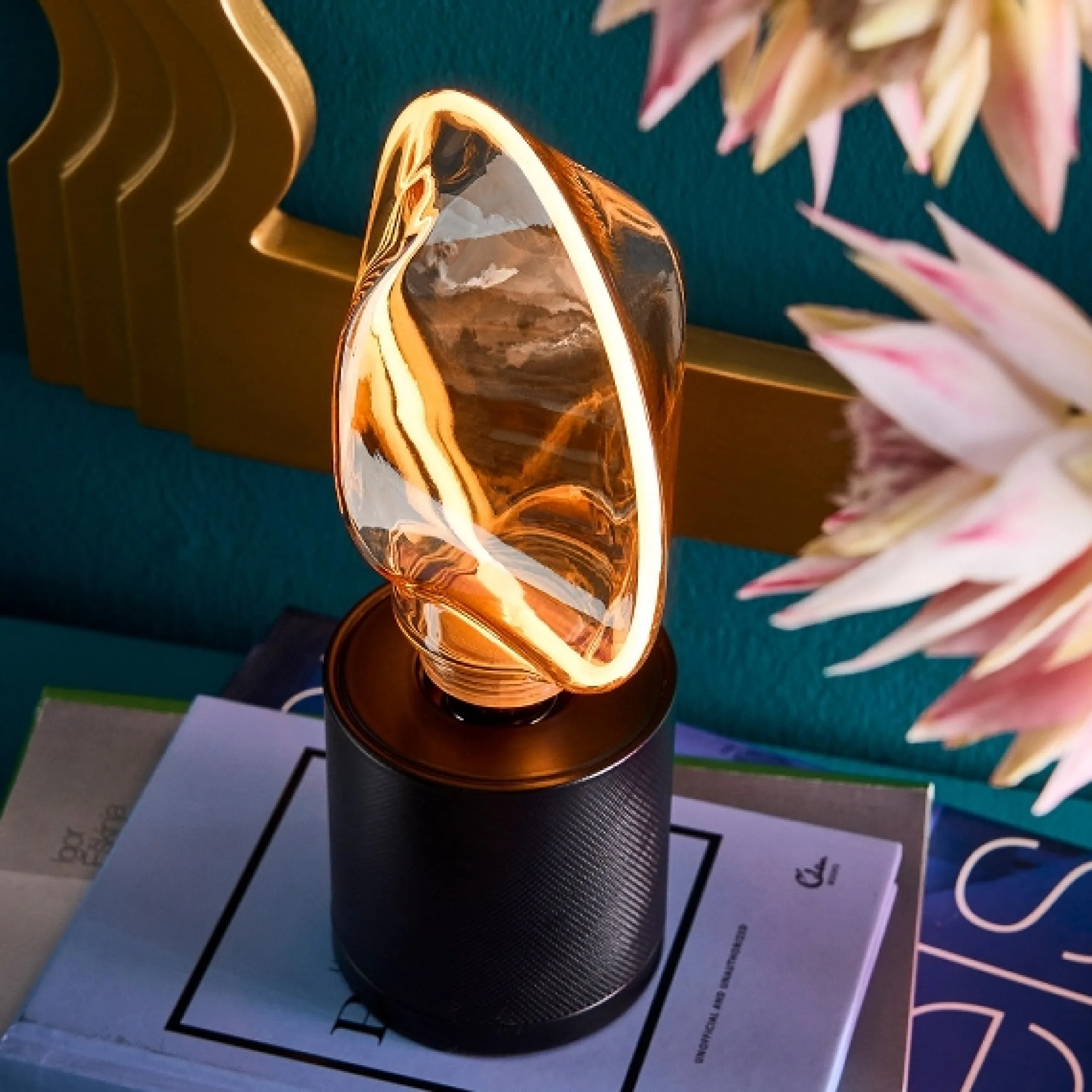 Glühbirne Vintage LED Bernstein Rund XL-Vintagehaus Lampen Clearance