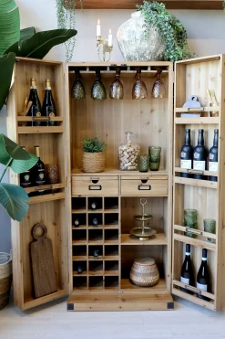 Hausbar Barschrank Squares Recyceltes Holz-Chic Antique Discount