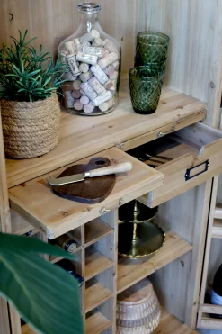 Hausbar Barschrank Squares Recyceltes Holz-Chic Antique Discount