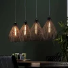 Hängelampe 4 Drops Wire Industrial Metalldraht-Vintagehaus Lampen Sale