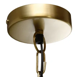 Hängelampe Golden Mesh Industrial Metall-PTMD New