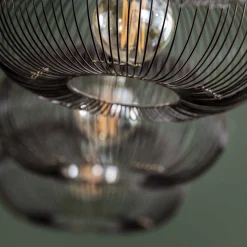 Hängelampe Industrial Kupferdraht Twist 4x Ø 35cm incl. Glühbirnen-Vintagehaus Lampen Sale