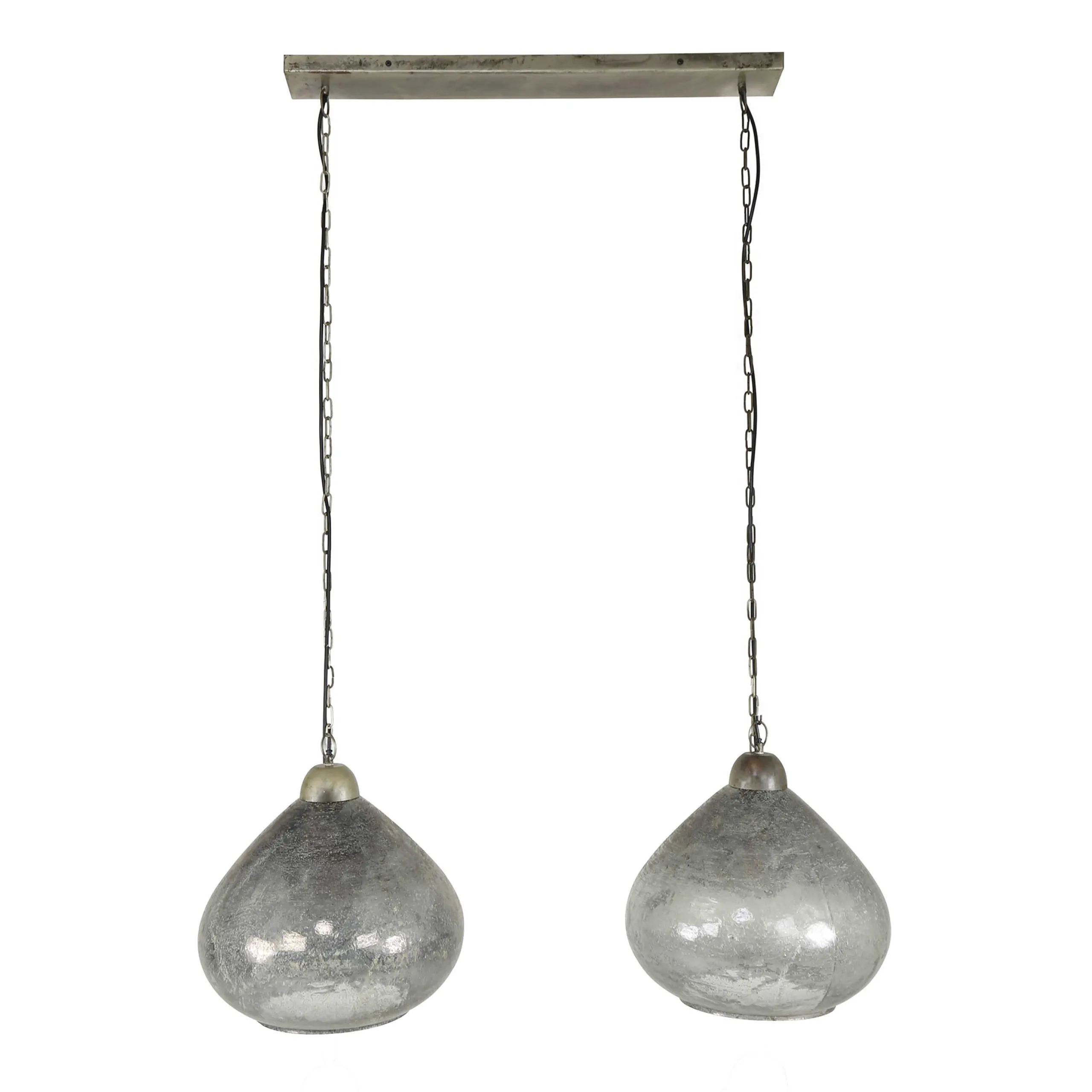 Hängelampe Vintage Industrial Clearstone 2 Schirme Ø 36cm-Vintagehaus Lampen Best