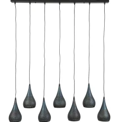 Hängelampe Vintage Tropfen Industrial Dots 7 Schirme Ø 15cm-Vintagehaus Lampen Clearance