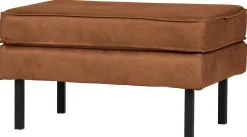 Hocker Leder Rodeo Beine Cognac-BePureHome Best